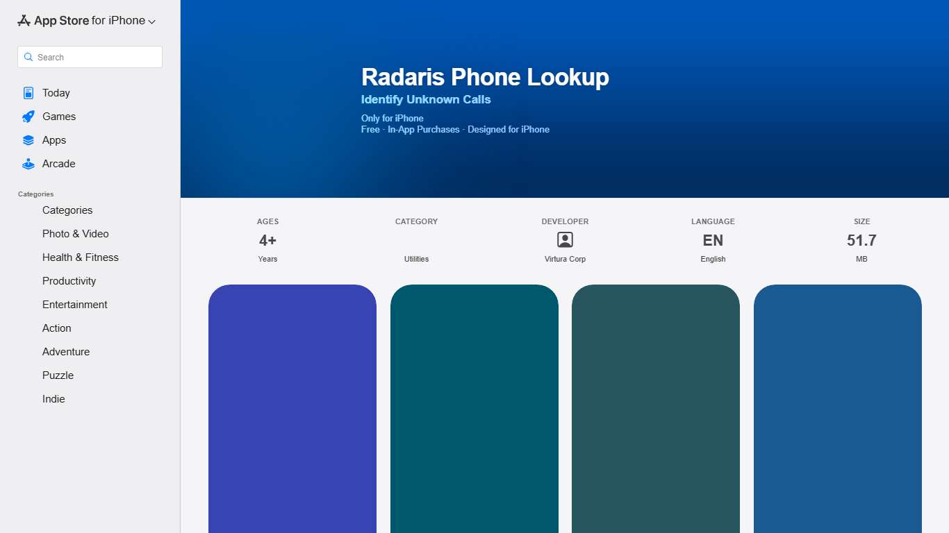 ‎Radaris Phone Lookup App - App Store